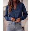 image:imageBTFBM Satin Blouses for Women Dressy CasualNavy