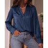 image:imageBTFBM Satin Blouses for Women Dressy CasualNavy