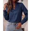 image:imageBTFBM Satin Blouses for Women Dressy CasualNavy