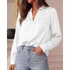 image:imageBTFBM Satin Blouses for Women Dressy CasualWhite