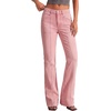 image:imageBTFBM Straight Leg Jeans for Women Stretchy Curve Appeal PantsPink