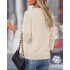 image:imageBTFBM V Neck Sweaters for Women Fall Clothes 2026Beige
