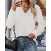 image:imageBTFBM V Neck Sweaters for Women Fall Clothes 2026White