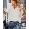 image:imageBTFBM V Neck Sweaters for Women Fall Clothes 2026White