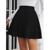 image:imageBTFBM Women Basic Versatile Mini Skirt with Shorts UnderneathBlack