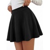 image:imageBTFBM Women Basic Versatile Mini Skirt with Shorts UnderneathBlack