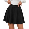 image:imageBTFBM Women Basic Versatile Mini Skirt with Shorts UnderneathBlack