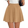 image:imageBTFBM Women Basic Versatile Mini Skirt with Shorts UnderneathKhaki