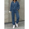 image:imageBTFBM Womens 2 Piece Outfits Sweatsuit Fleece Lounge SetsBlue