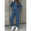 image:imageBTFBM Womens 2 Piece Outfits Sweatsuit Fleece Lounge SetsBlue
