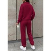 image:imageBTFBM Womens 2 Piece Outfits Sweatsuit Fleece Lounge SetsBurgundy