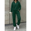 image:imageBTFBM Womens 2 Piece Outfits Sweatsuit Fleece Lounge SetsDark Green