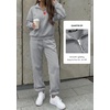 image:imageBTFBM Womens 2 Piece Outfits Sweatsuit Fleece Lounge SetsGrey
