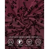 image:imageBTFBM Womens Floral Mesh Maxi Skirts Long Tulle SkirtBurgundy