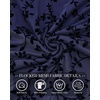 image:imageBTFBM Womens Floral Mesh Maxi Skirts Long Tulle SkirtNavy Blue
