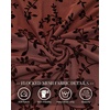 image:imageBTFBM Womens Floral Mesh Maxi Skirts Long Tulle SkirtRust