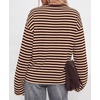 image:imageBTFBM Womens Long Sleeve Tops 2026 Fall FashionBrown Apricot