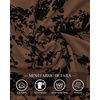 image:imageBTFBM Womens Tops Floral Sheer Mesh Long Sleeve Blouses Dressy CasualBrown