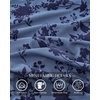 image:imageBTFBM Womens Tops Floral Sheer Mesh Long Sleeve Blouses Dressy CasualGrey Blue