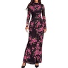 Floral Black Pink