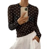 Polka Dot Black White