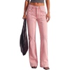 image:imageBTFBM Straight Leg Jeans for Women Stretchy Curve Appeal PantsPink