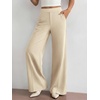 image:imageBTFBM Womens Dress Pants Wide Leg High Waisted 2026 FallBeige