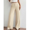 image:imageBTFBM Womens Dress Pants Wide Leg High Waisted 2026 FallBeige