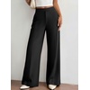 image:imageBTFBM Womens Dress Pants Wide Leg High Waisted 2026 FallBlack