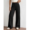 image:imageBTFBM Womens Dress Pants Wide Leg High Waisted 2026 FallBlack