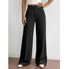image:imageBTFBM Womens Dress Pants Wide Leg High Waisted 2026 FallBlack