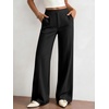 image:imageBTFBM Womens Dress Pants Wide Leg High Waisted 2026 FallBlack