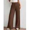 image:imageBTFBM Womens Dress Pants Wide Leg High Waisted 2026 FallBrown
