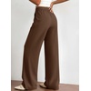 image:imageBTFBM Womens Dress Pants Wide Leg High Waisted 2026 FallBrown