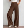 image:imageBTFBM Womens Dress Pants Wide Leg High Waisted 2026 FallBrown