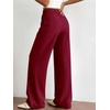 image:imageBTFBM Womens Dress Pants Wide Leg High Waisted 2026 FallBurgundy
