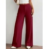 image:imageBTFBM Womens Dress Pants Wide Leg High Waisted 2026 FallBurgundy
