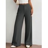 image:imageBTFBM Womens Dress Pants Wide Leg High Waisted 2026 FallDark Grey