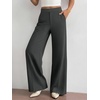 image:imageBTFBM Womens Dress Pants Wide Leg High Waisted 2026 FallDark Grey