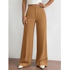 image:imageBTFBM Womens Dress Pants Wide Leg High Waisted 2026 FallKhaki