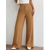 image:imageBTFBM Womens Dress Pants Wide Leg High Waisted 2026 FallKhaki