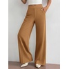 image:imageBTFBM Womens Dress Pants Wide Leg High Waisted 2026 FallKhaki