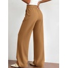 image:imageBTFBM Womens Dress Pants Wide Leg High Waisted 2026 FallKhaki