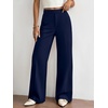 image:imageBTFBM Womens Dress Pants Wide Leg High Waisted 2026 FallNavy Blue