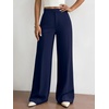 image:imageBTFBM Womens Dress Pants Wide Leg High Waisted 2026 FallNavy Blue