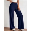 image:imageBTFBM Womens Dress Pants Wide Leg High Waisted 2026 FallNavy Blue