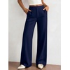 image:imageBTFBM Womens Dress Pants Wide Leg High Waisted 2026 FallNavy Blue