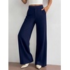 image:imageBTFBM Womens Dress Pants Wide Leg High Waisted 2026 FallNavy Blue