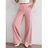 image:imageBTFBM Womens Dress Pants Wide Leg High Waisted 2026 FallPink