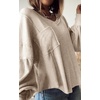 image:imageBTFBM Long Sleeve Shirts for Women 2026 Fall TopsApricot